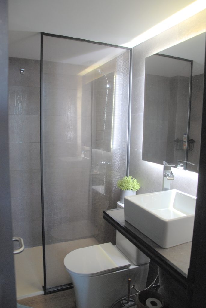 Bathroom closer view
