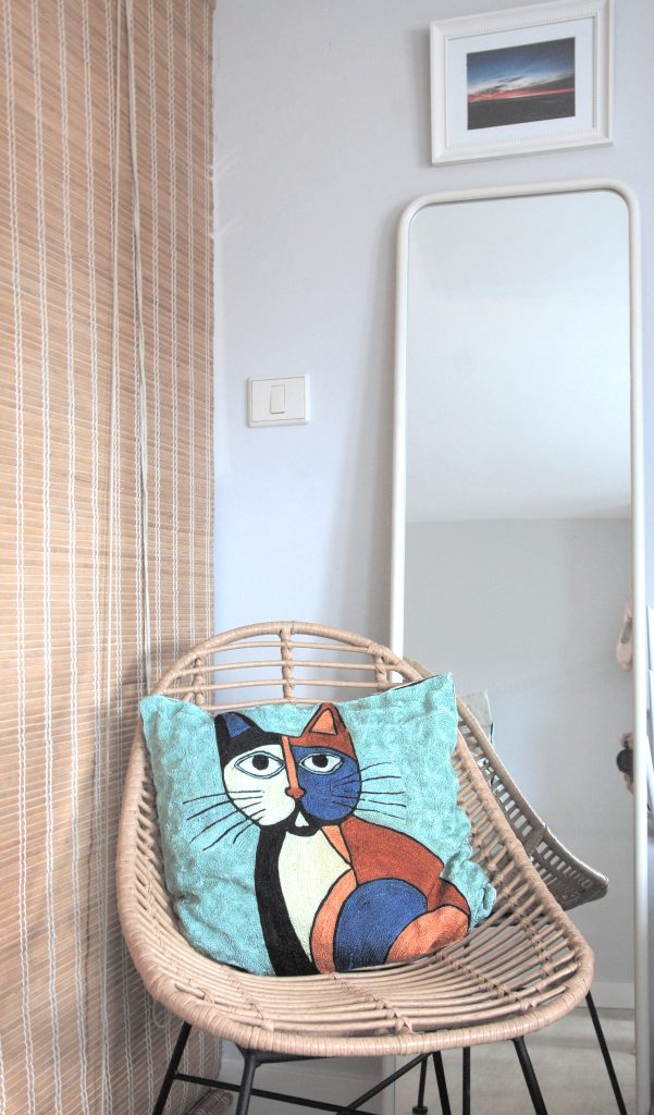 A cozy reading corner